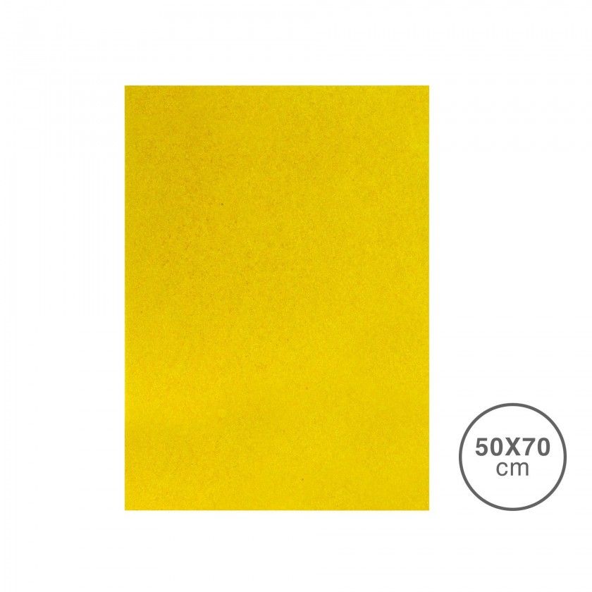 Esponja Felpo Amarelo 50X70X2mm