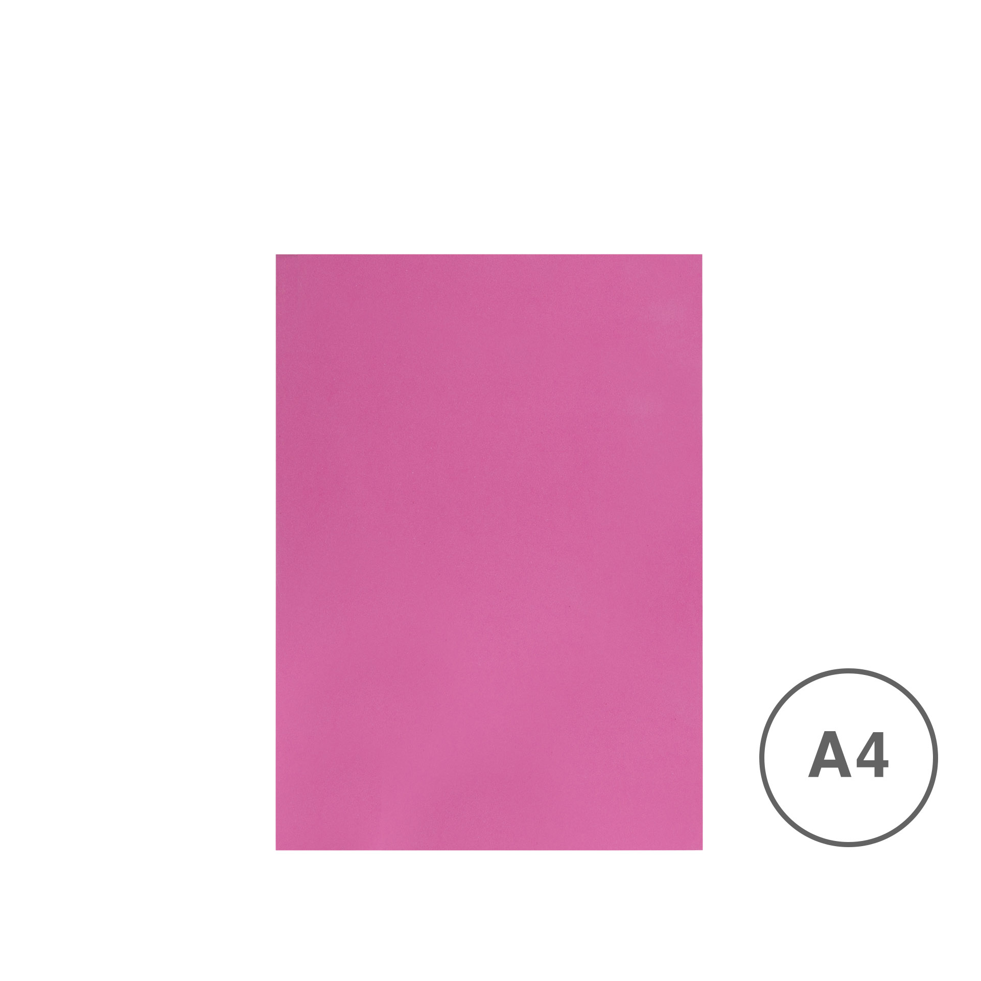 Folha Esponja Eva Rosa A4 20X29cm