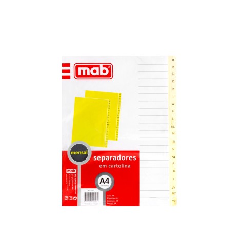 Separador Cartolina Jan-Dez Mab - Image product