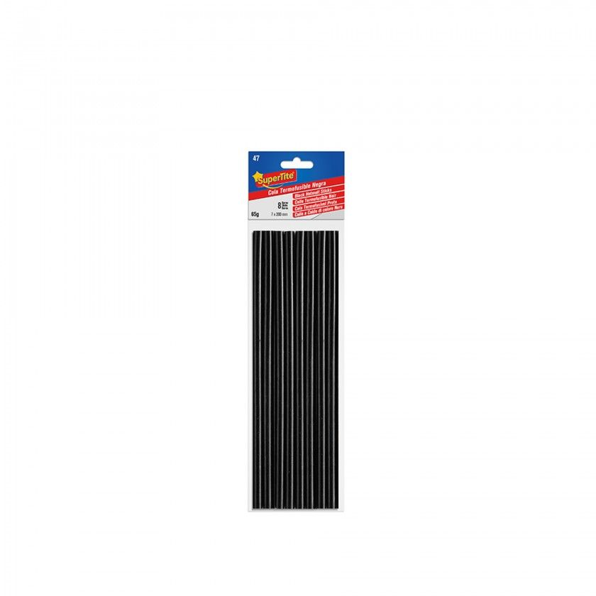 Cola Quente Supertite para Pistola Preta 64gr 7X200mm Pack 8