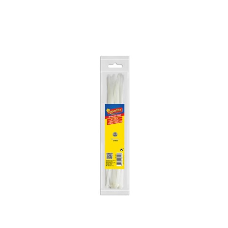 Abraçadeira Supertite Branca 4X400mm Pack 12 - Image product