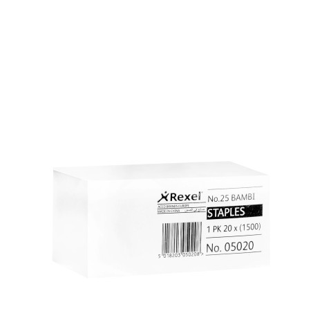 Agrafos Bambi 25/6 1500 Unidades - Image product