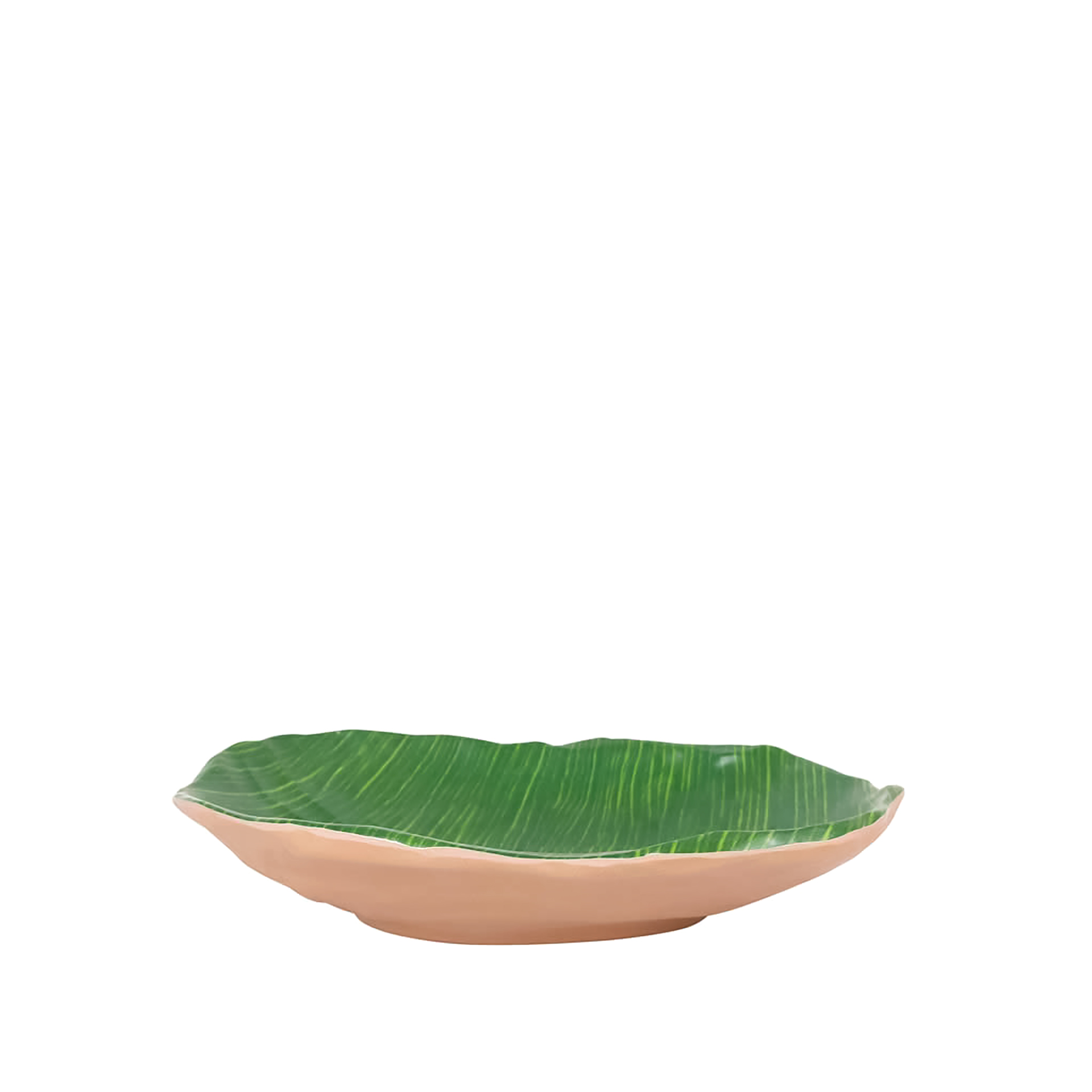 Bandeja Musacea Oval Verde 29X25X6cm