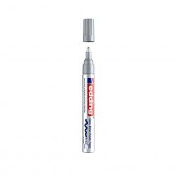 Marcador Tinta Opaca Edding Prata