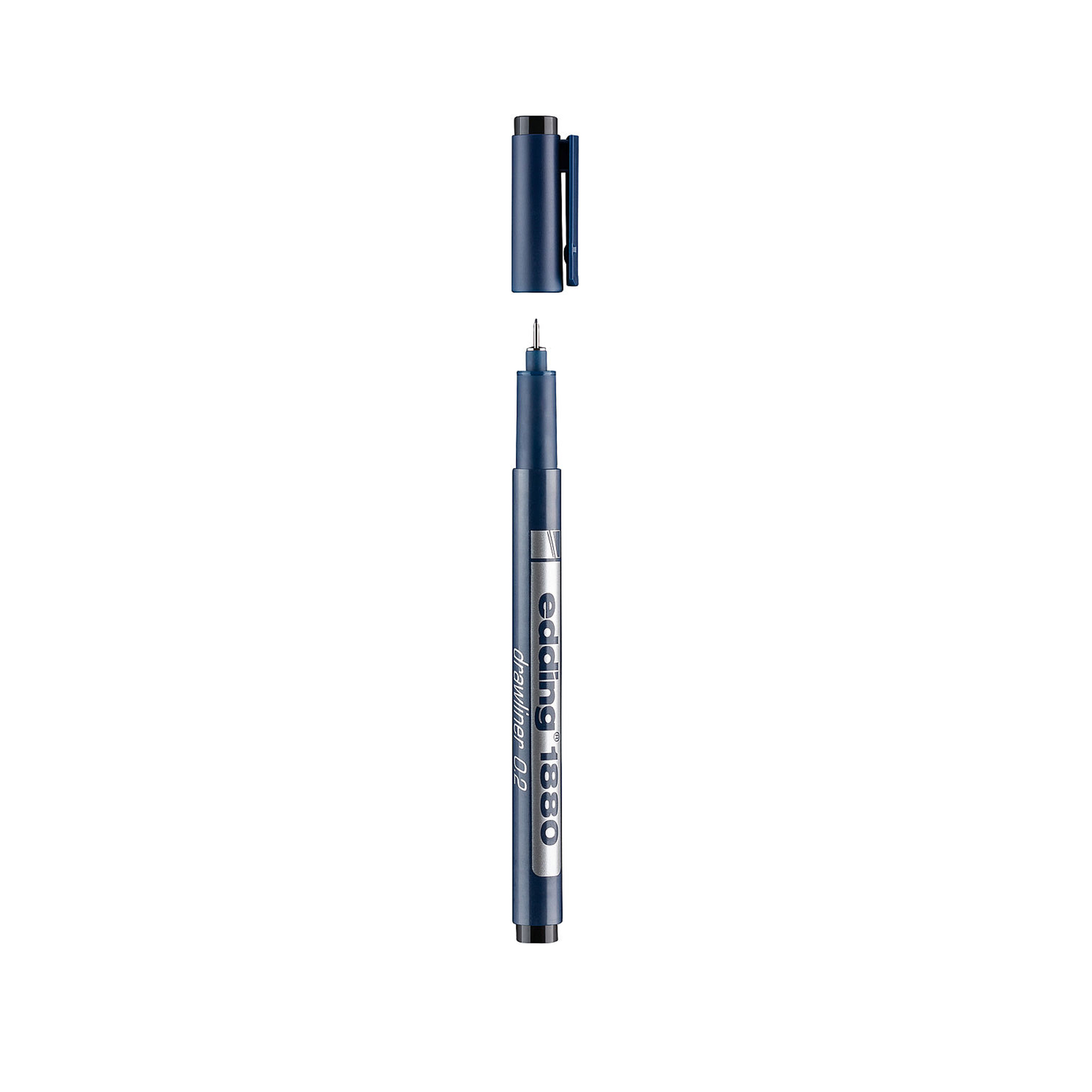 Marcador Ponta Fina Edding 1880/10 Preto