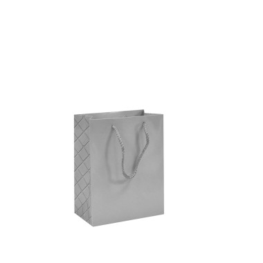Saco Papel Asa Cordão Xadrez