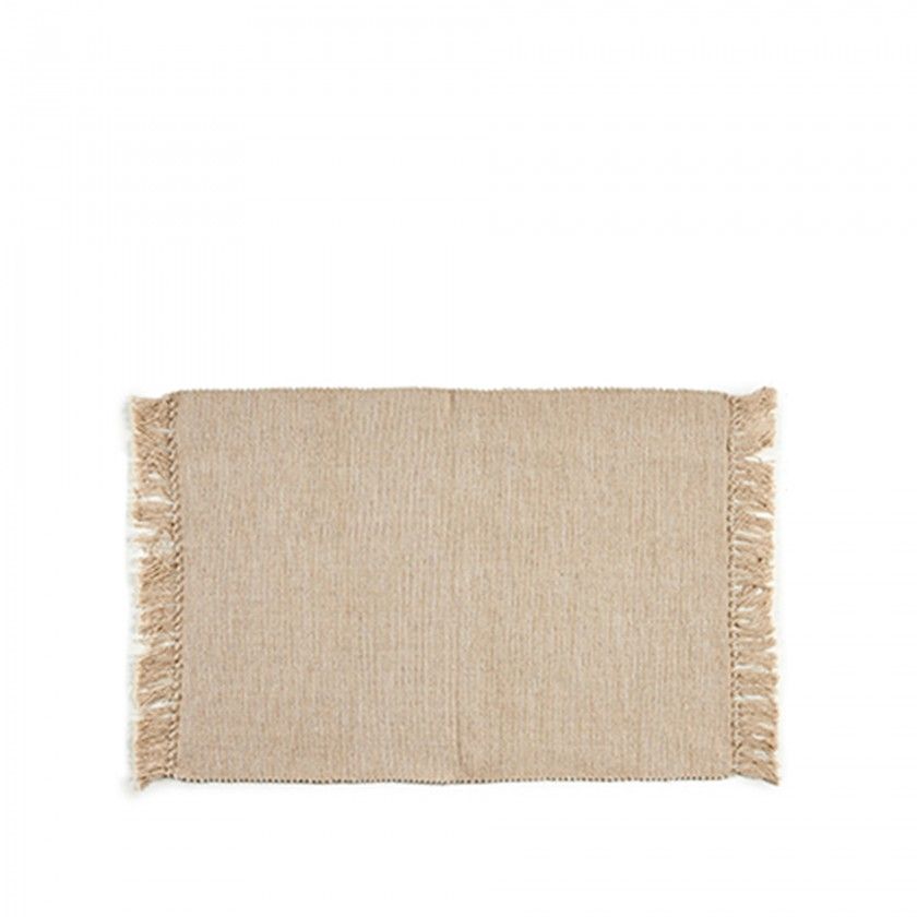 Tapete Algodo Creme 120X80cm
