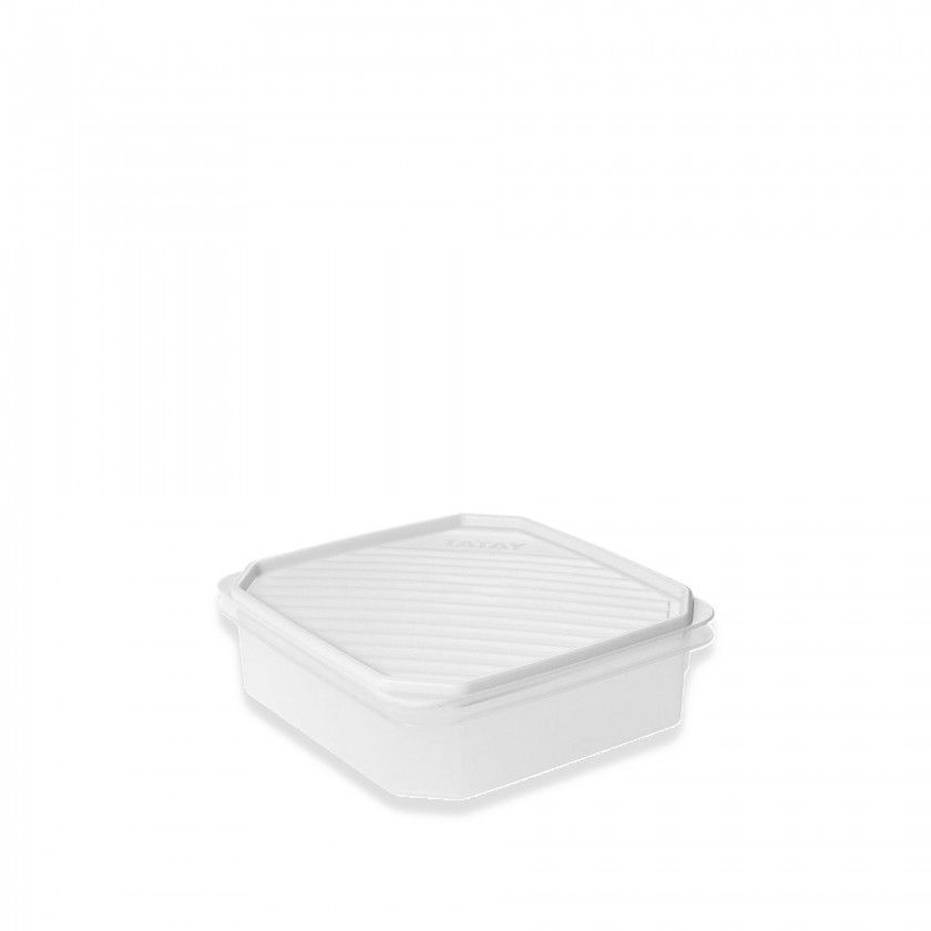 Caixa Hermética Tatay Flex Quadrada 1300ml 18.5X18.5X6CM Caixa Hermética Tatay Flex Quadrada 1300ml 18.5X18.5X6CM