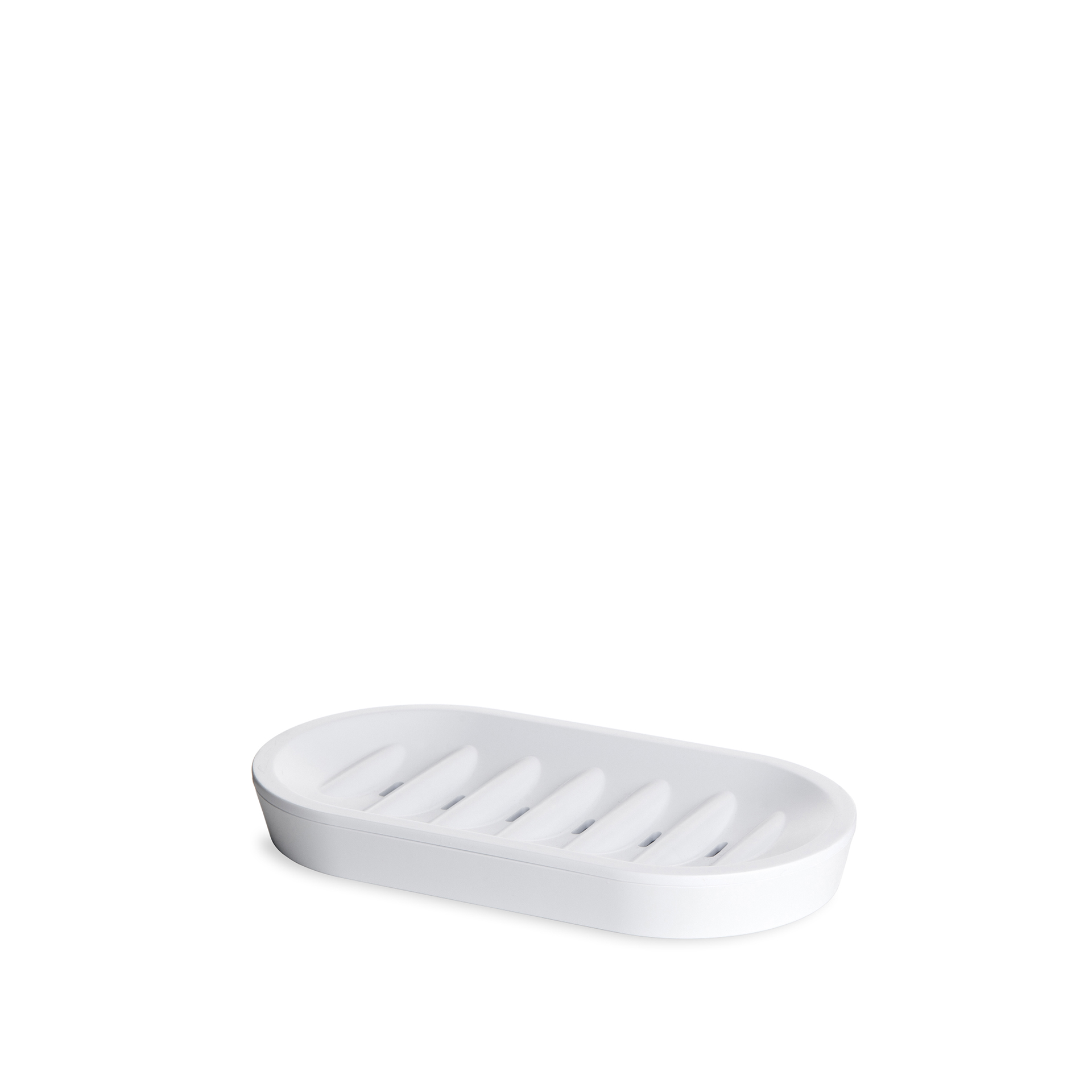 Saboneteira Kristal Branca 15X8X1.8CM