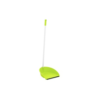 Apanhador com Cabo Plástico / Borracha Redondo Verde 26X25X88cm