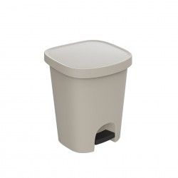 Balde Lixo com Pedal Plstico Quadrado 25l 35X30X42cm