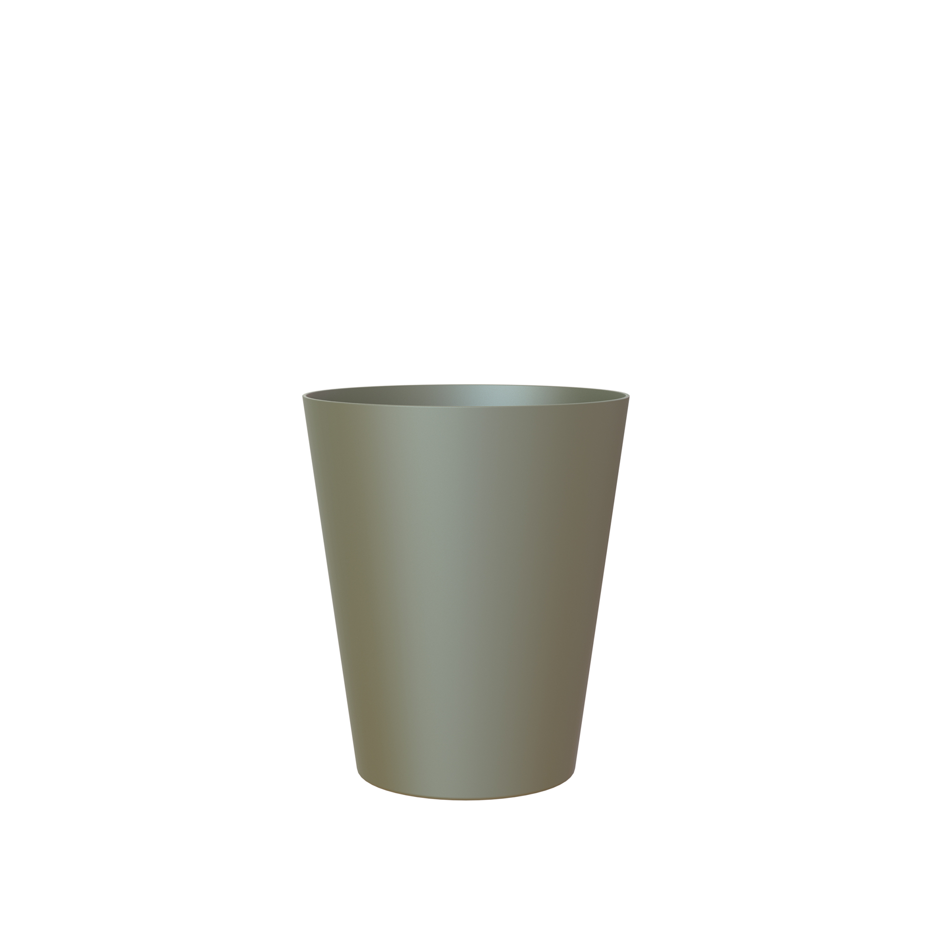 Vaso Porto Orquídia Ø12.7X15cm 1.2L Verde Seco