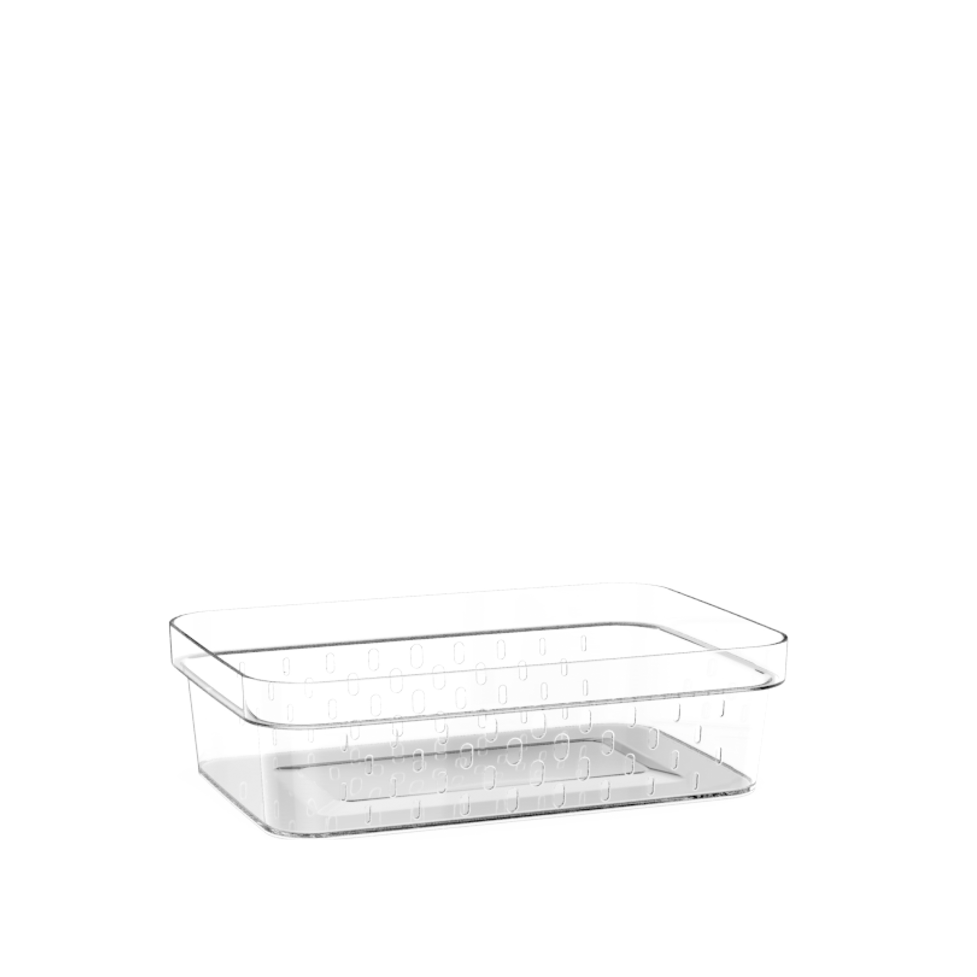 Bandeja Emma Cristal N.2 23X15.5X6.5cm