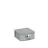Caixa Organizadora 1 Gaveta Cinza 39X39X18cm