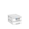 Caixa Organizadora 2 Gavetas Branco A4 35X26X19cm Caixa Organizadora 2 Gavetas Branco A4 35X26X19cm