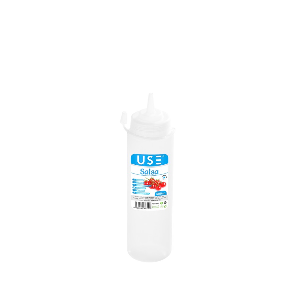 Frasco para Molhos Redondo Cristal