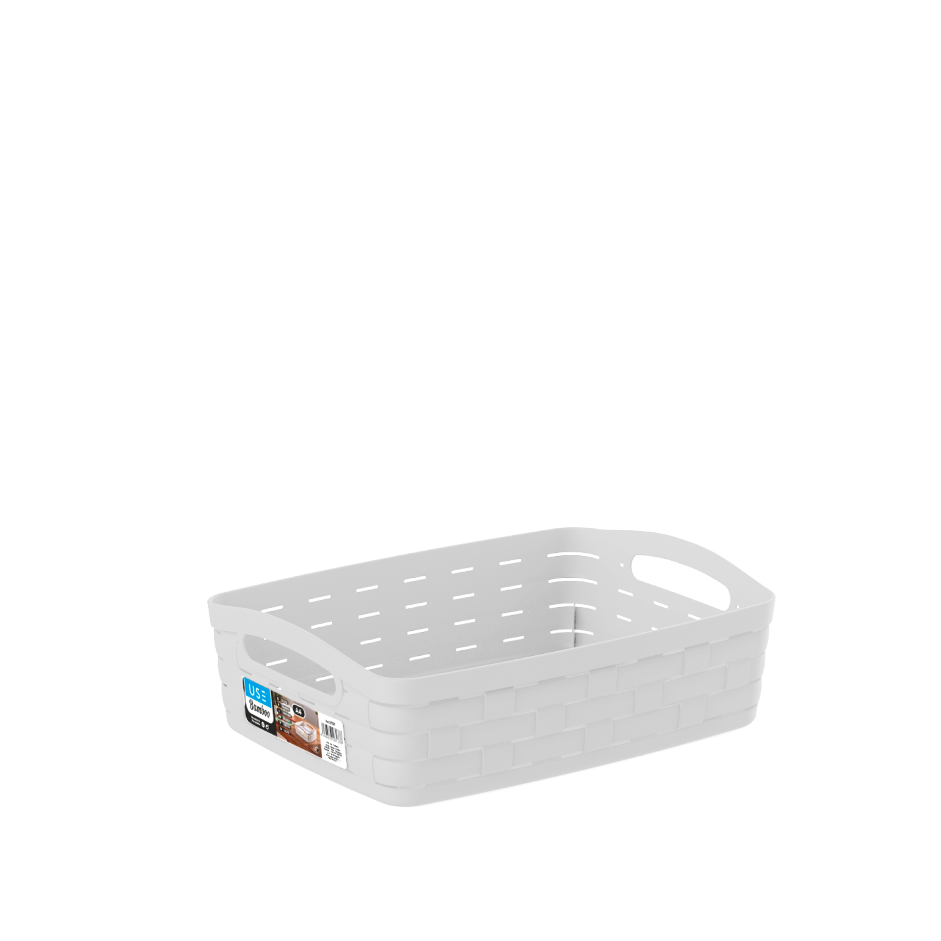 Cesto Multiusos Bamboo A4 Elegant 28X21X16cm