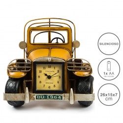 Relgio Carro Timemark Plstico Amarelo 26X15X7cm