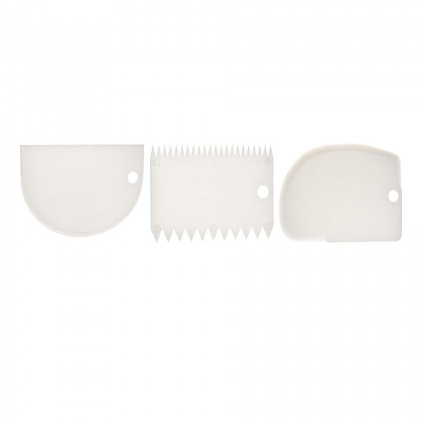 Conjunto 3 Espátulas  Para Decoraçao Bolos Cy5270870 Conjunto 3 Espátulas  Para Decoraçao Bolos Cy5270870