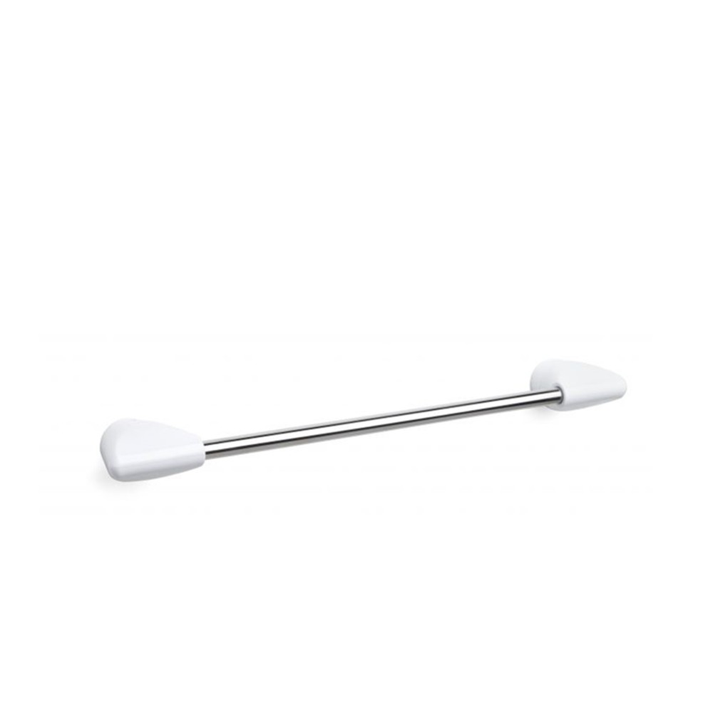 Toalheiro Inox Alpha Branco 40CM