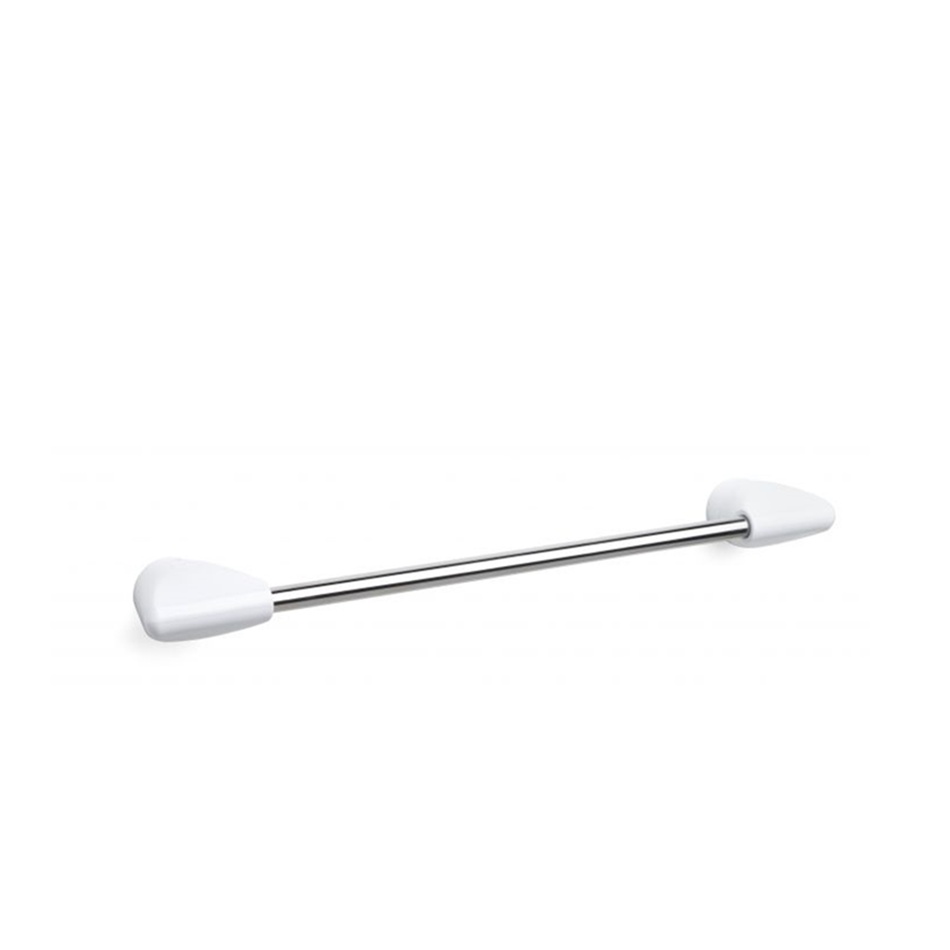 Toalheiro Inox Alpha Branco 40CM