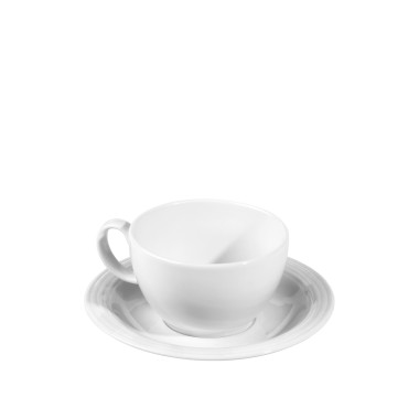 Ch�vena com Prato Duo Branco