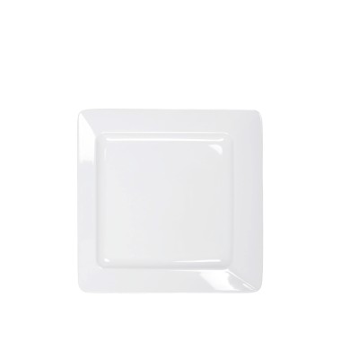 Prato Raso Eclipse Quadrado Branco