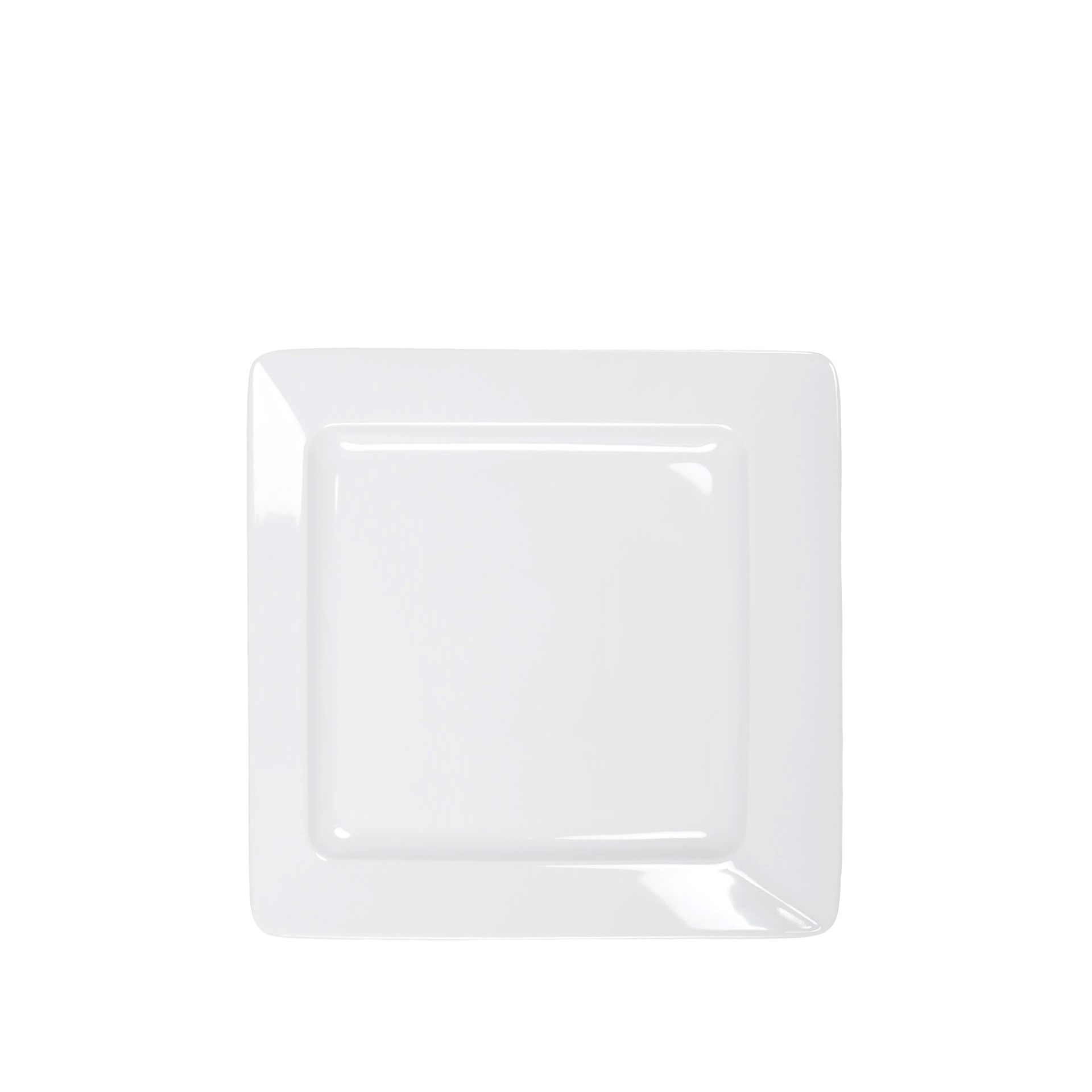 Prato Raso Eclipse Quadrado Branco