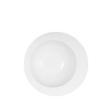 Prato Fundo Eclipse Branco 28CM