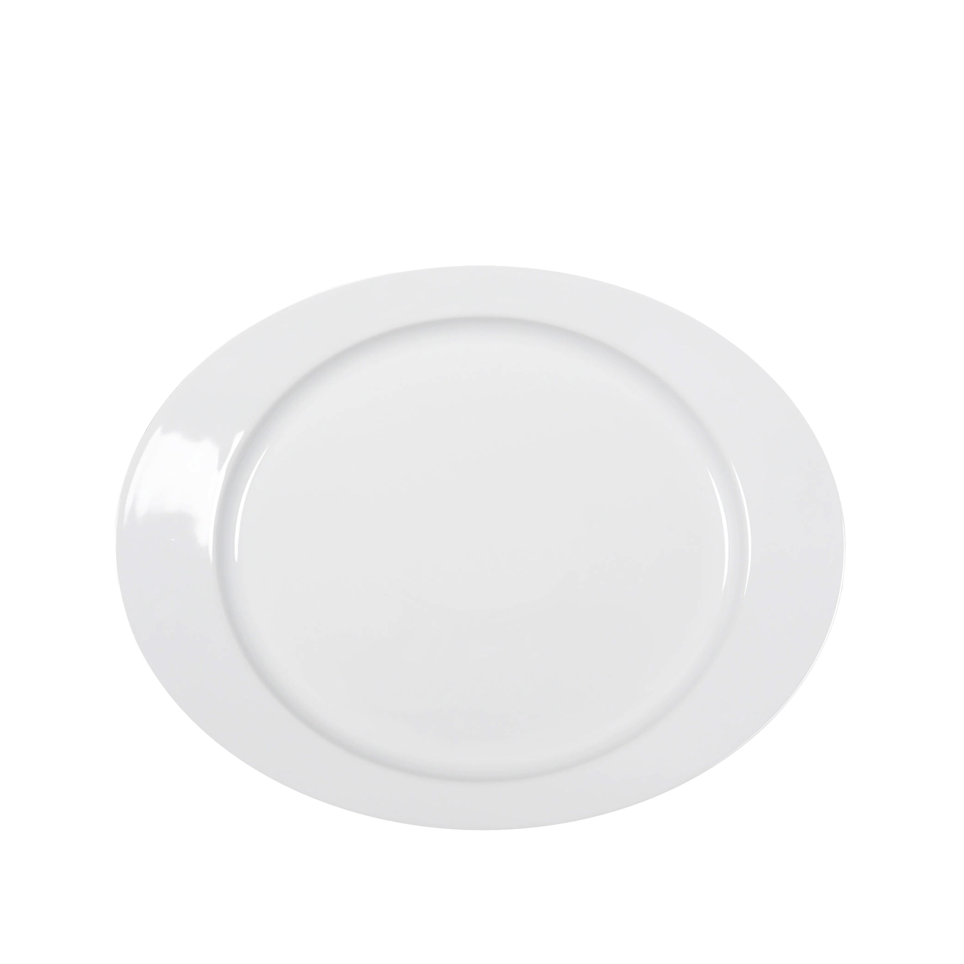 Travessa Eclipse Oval Branco