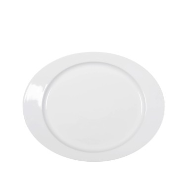 Travessa Eclipse Oval Branco