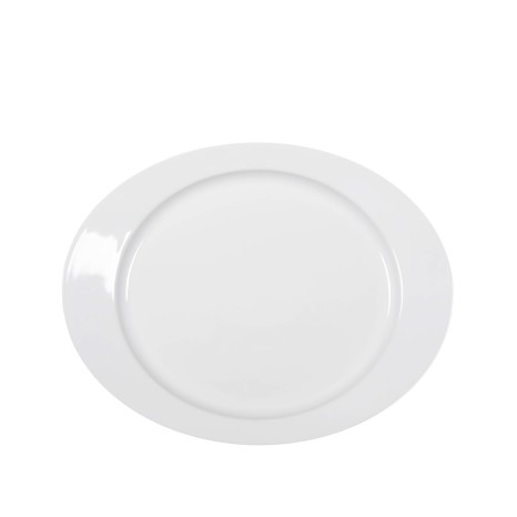 Travessa Eclipse Oval Branco - Image product