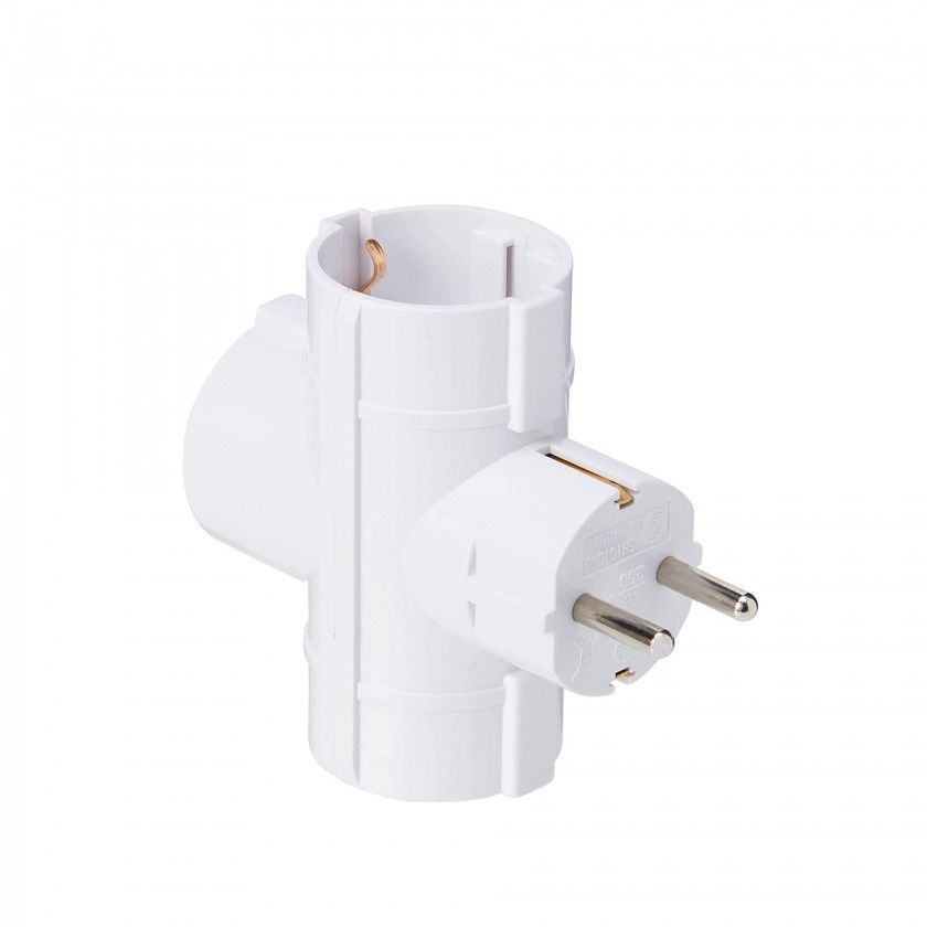 Adaptador 3 Tomadas Laterais 3500W