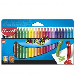 Lapis Cera Maped Color Peps Wax 24 Cores