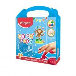 Finger Painting Maped 80gr 4 Cores