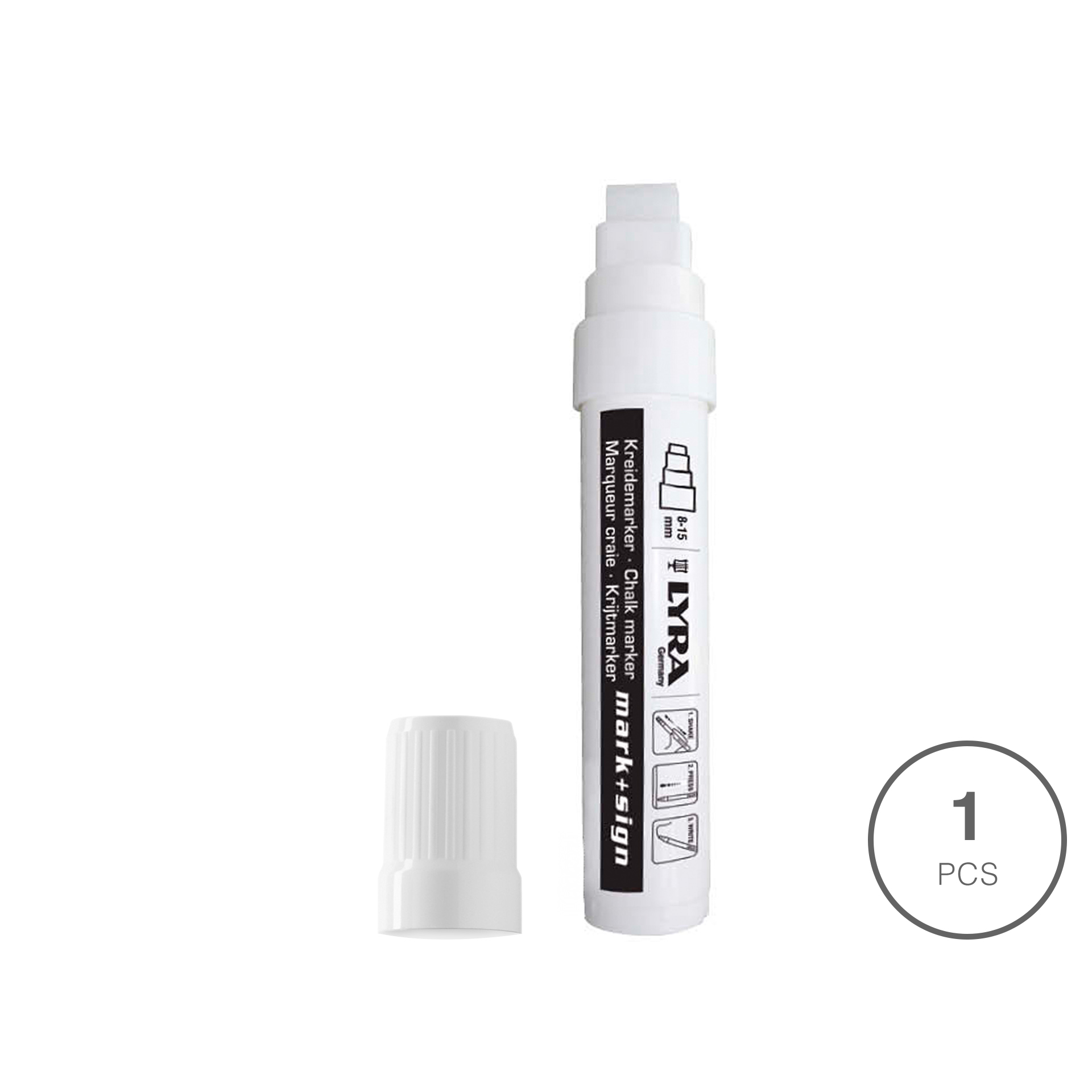 Marcador Giz para Quadro Lyra 15mm