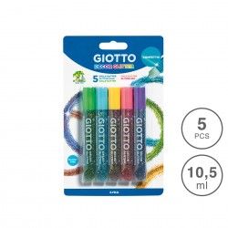 Cola Giotto Glitter Confettis 10.5ml 5 Cores