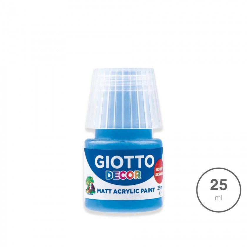 Tinta Acrlica Giotto Decor Azul Ciano 25ml