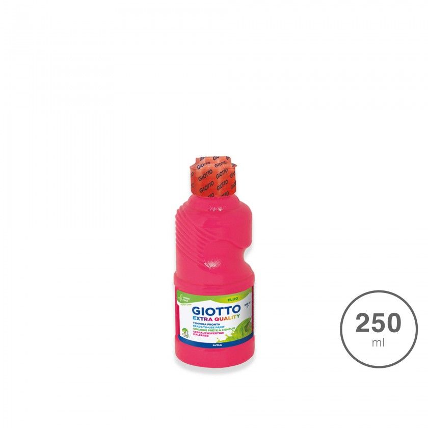 Guache Extra Quality Fluo Giotto Rosa 250ml