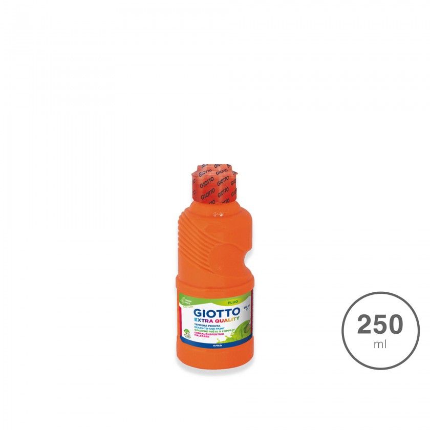 Guache Extra Quality Fluo Giotto Laranja 250ml