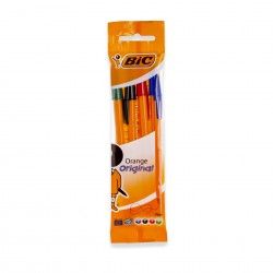 Esferogrfica Bic Orange Original Fine Cores Pack 4