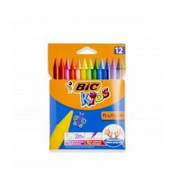 Lpis Cera Bic Kids 12 Cores