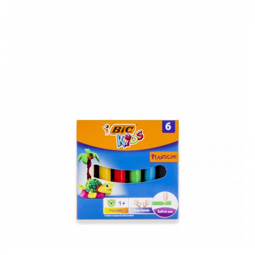 Plasticina Bic Kids 6 Cores