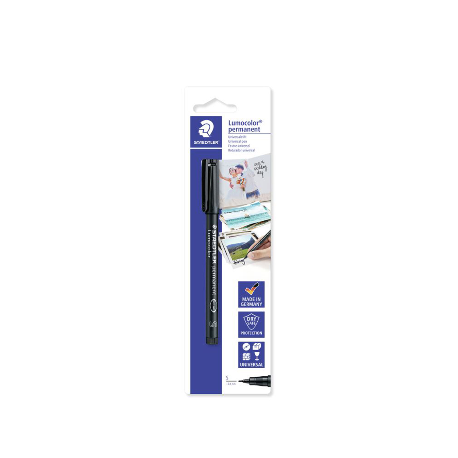 Caneta Permanente Staedtler Preto 0.4mm