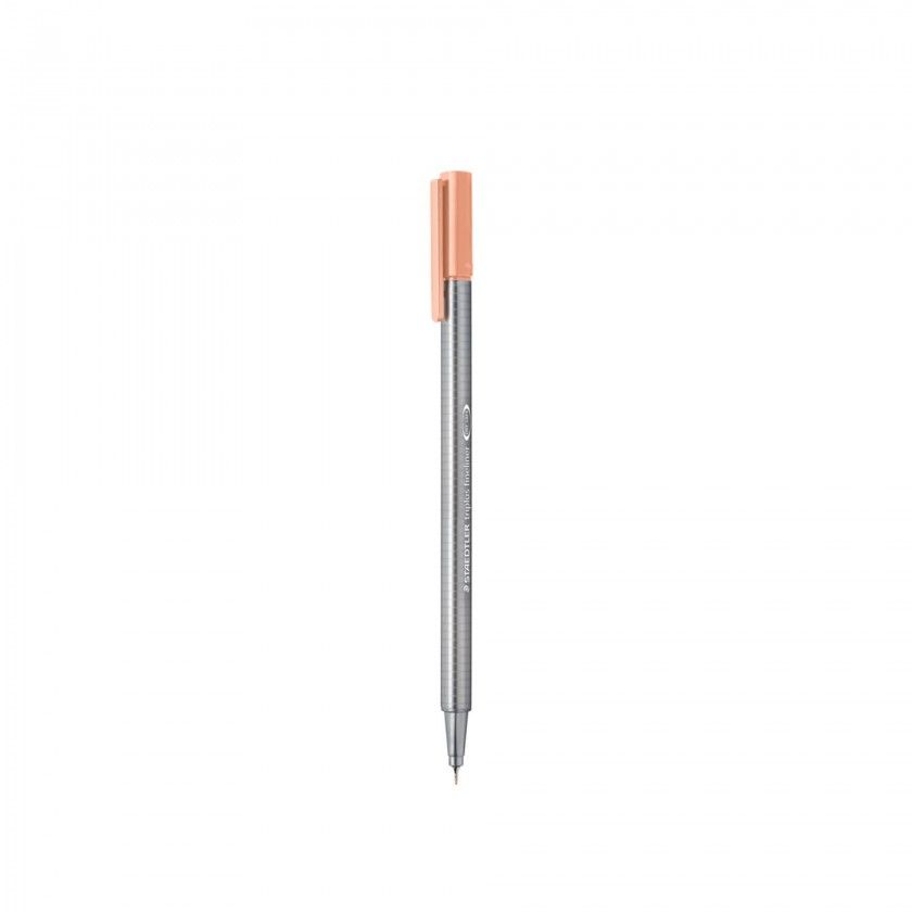 Caneta Ponta Fina Staedtler Salmão 0.3mm Caneta Ponta Fina Staedtler Salmão 0.3mm