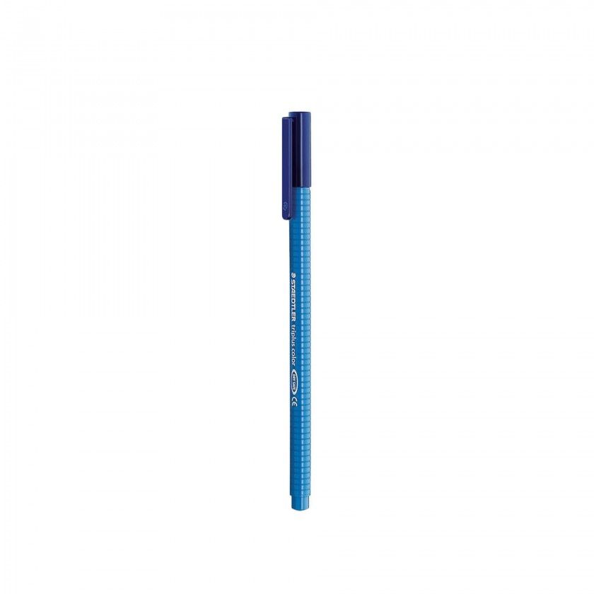 Caneta Ponta Fibra Staedtler Azul Marinho 1mm