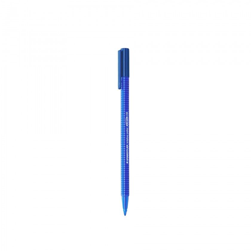 Caneta Ponta Fibra Staedtler Azul 1mm