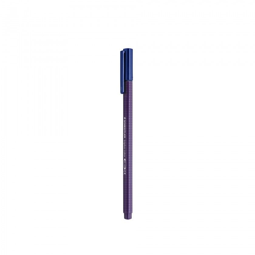 Caneta Ponta Fibra Staedtler Azul Indigo 1mm