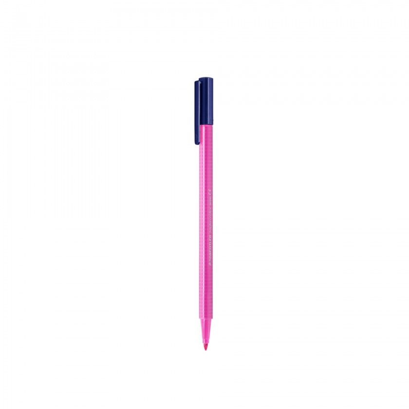 Caneta Ponta Fibra Staedtler Rosa Neon 1mm