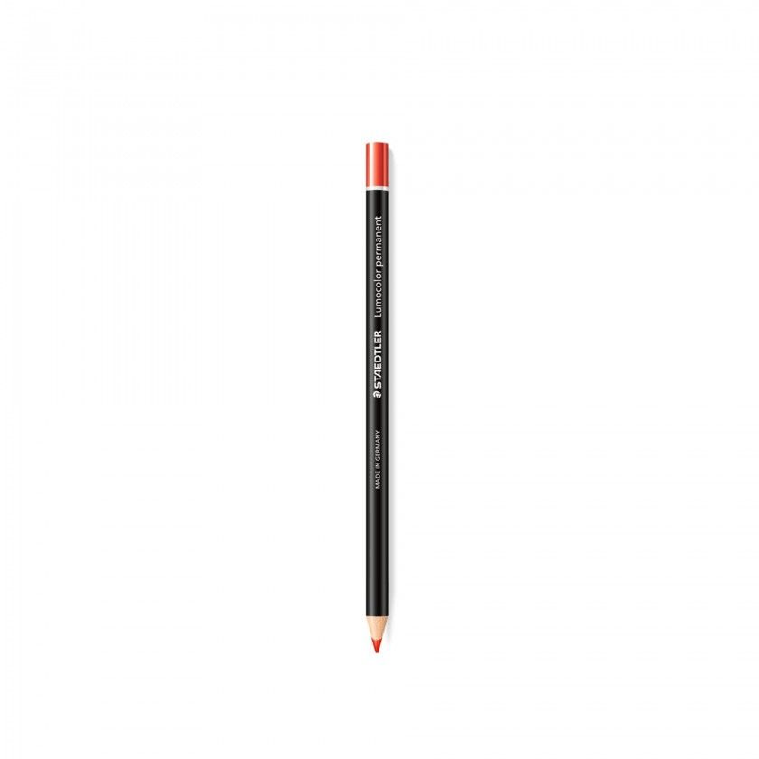 Lpis Permanente Staedtler Glasochrom Vermelho 1mm